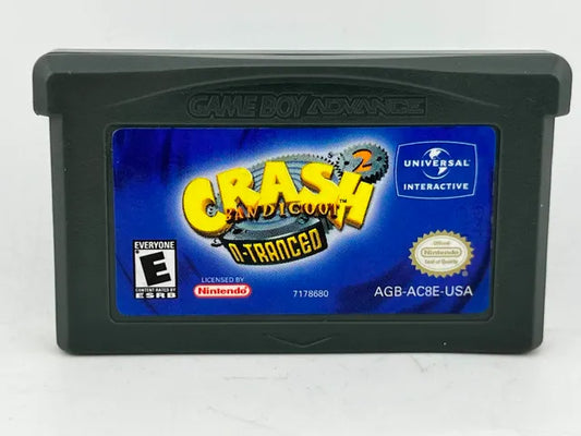 Crash Bandicoot 2 N-Tranced Game Boy Advance Gba
