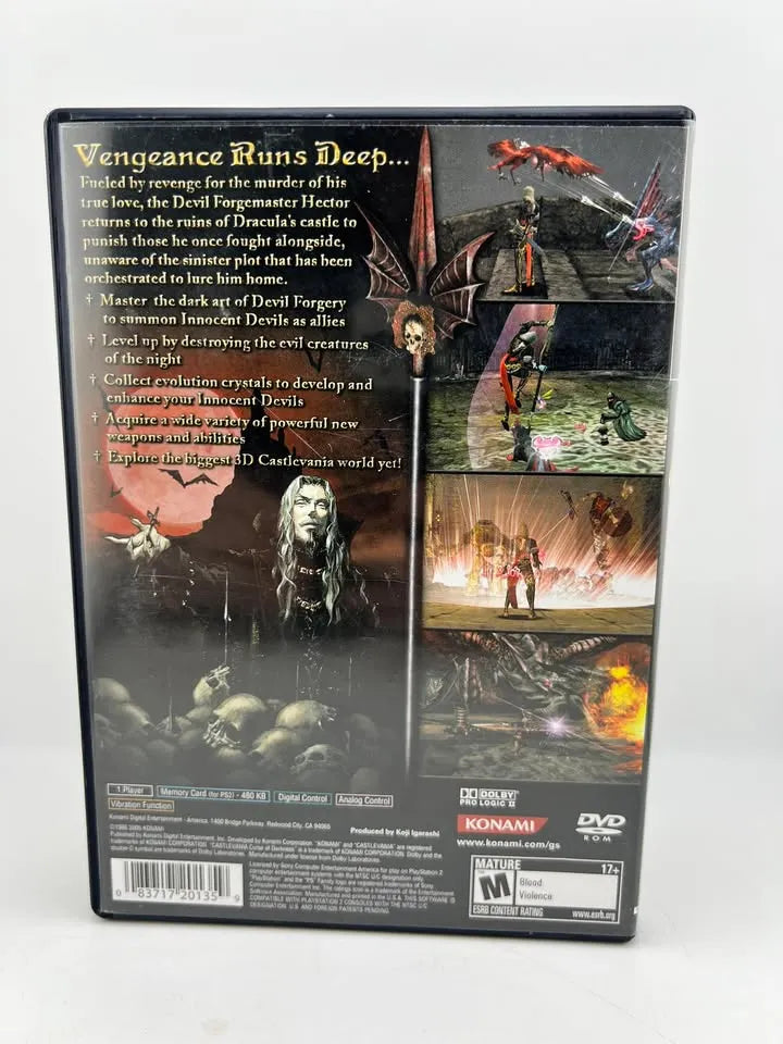Castlevania Curse of Darkness Playstation 2 PS2