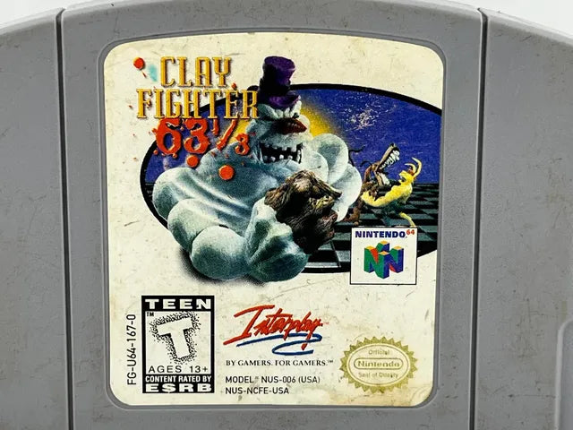 Clay Fighter 63 1/3 Nintendo 64 N64