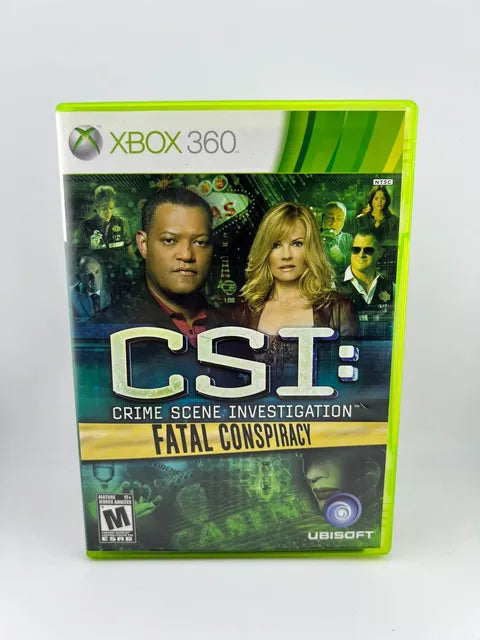 CSI: Fatal Conspiracy Xbox 360 X360