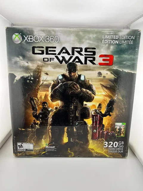 Console Xbox 360 X360 Gears Of War 3 Limited Edition