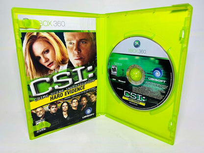 CSI: CRIME SCENE INVESTIGATION - HARD EVIDENCE XBOX 360 X360 - jeux video game-x