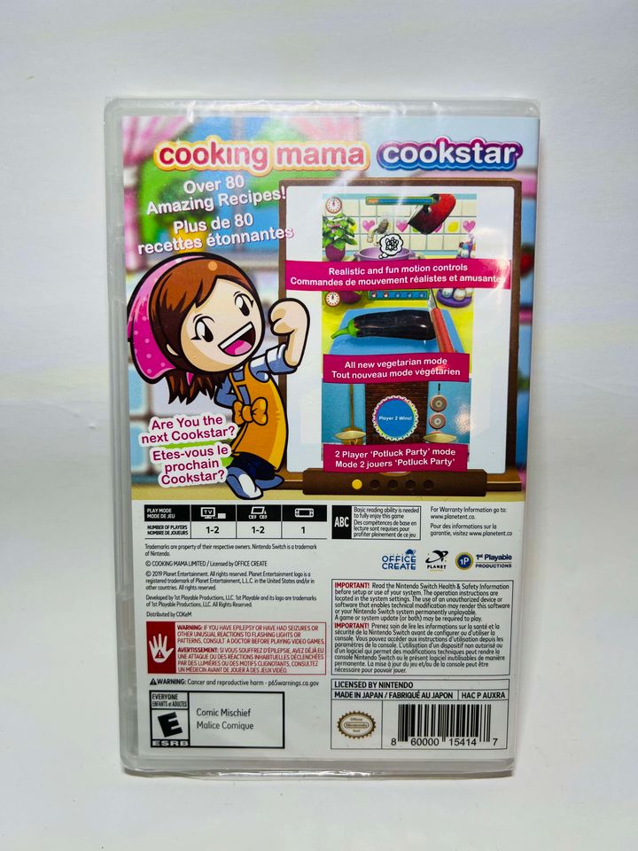 Cooking Mama: Cookstar NINTENDO SWITCH - jeux video game-x