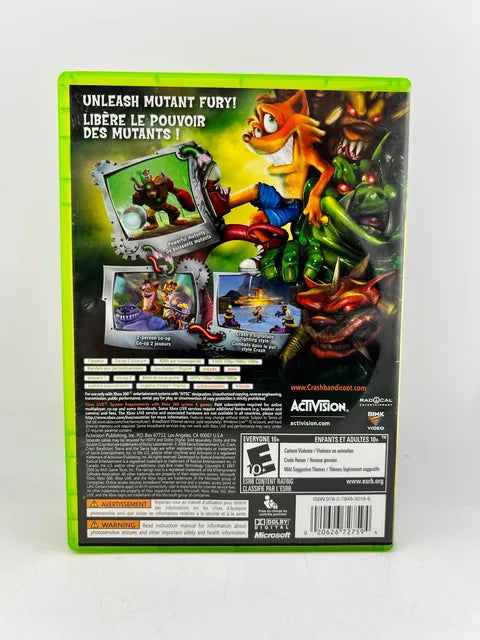 Crash Mind Over Mutant Xbox 360 X360