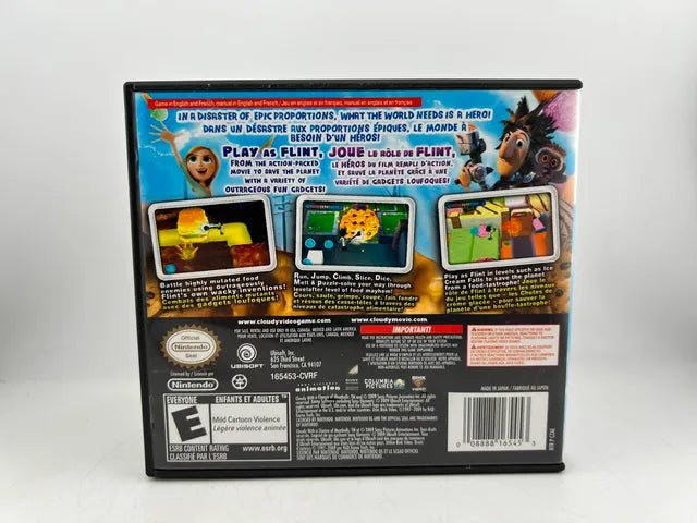 Cloudy with a Chance of Meatballs Nintendo DS