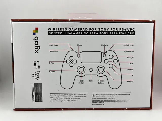 Manette Générique Rouge Playstation 4 PS4
