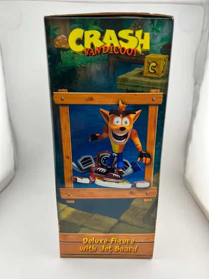 Figurine Crash Bandicoot Deluxe Action Figure with Jet Board NECA