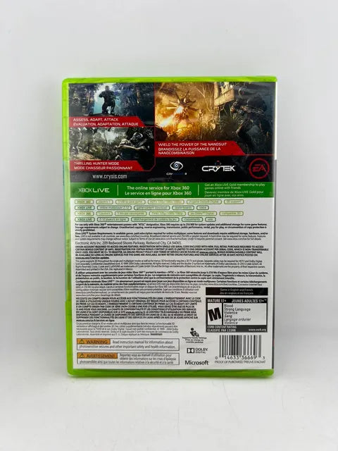 Crysis 3 Hunter Edition Xbox 360 X360