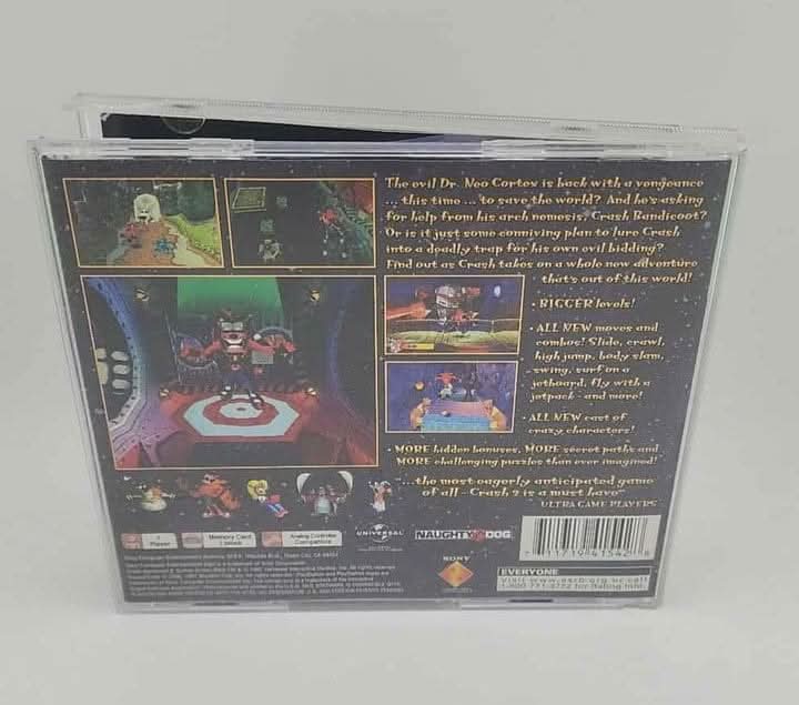 Crash Bandicoot 2 Cortex Strikes Back Greatest Hits Playstation PS1