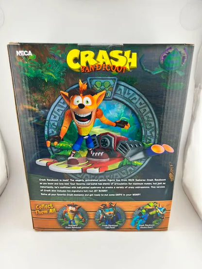 Figurine Crash Bandicoot Deluxe Action Figure with Jet Board NECA