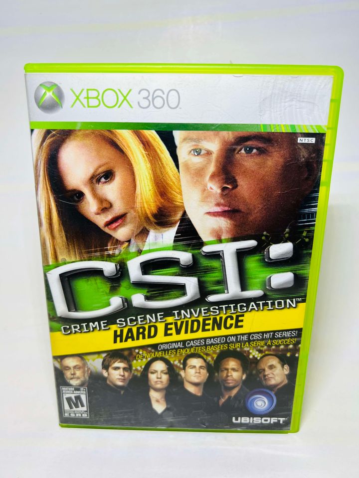 CSI: CRIME SCENE INVESTIGATION - HARD EVIDENCE XBOX 360 X360 - jeux video game-x