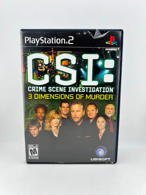 CSI 3 Dimensions of Murder Playstation 2 PS2