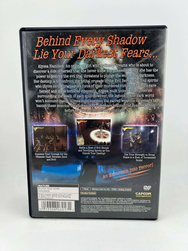 Clock Tower 3 Playstation 2 PS2