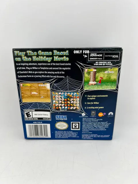 Charlotte's Web Game Boy Advance GBA