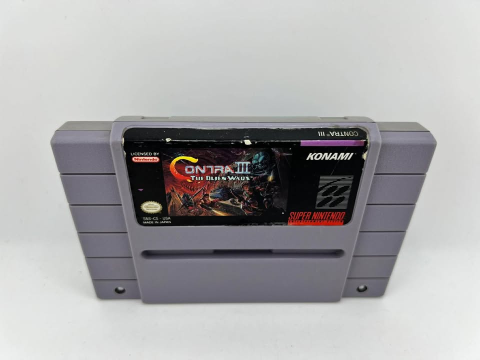 Contra III The Alien Wars Super Nintendo SNES