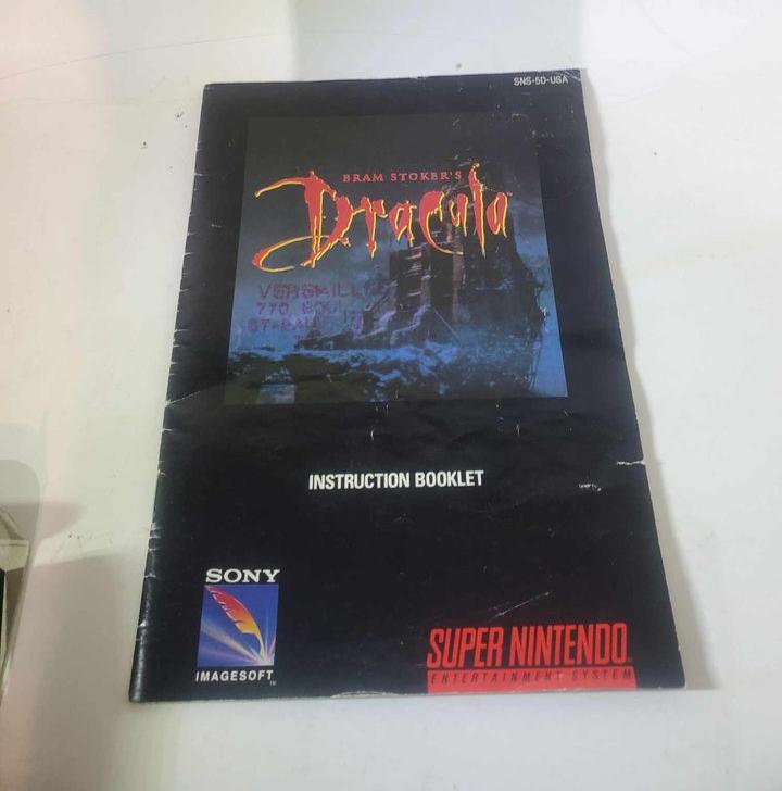 BRAM STOKER'S DRACULA EN BOITE SUPER NINTENDO SNES - jeux video game-x