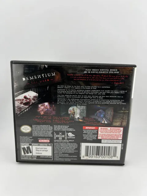 Dementium The Ward Nintendo DS