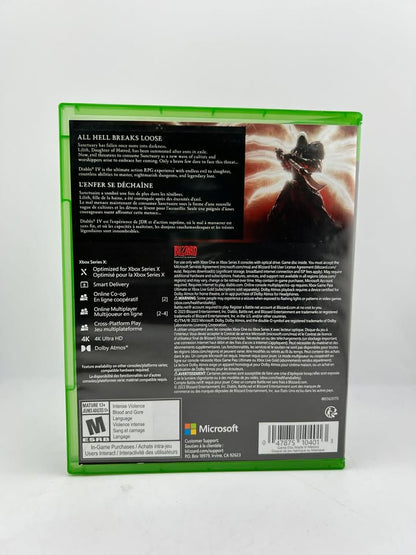 Diablo IV 4 Xbox One Xone  / Xbox Series Xseries