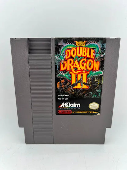 Double Dragon III 3 The Sacred Stones Nintendo NES