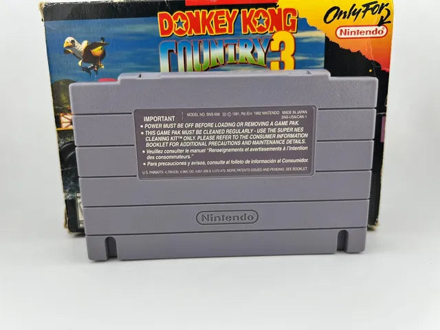 Donkey Kong Country 3 Super Nintendo Snes