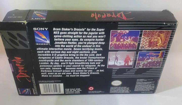 BRAM STOKER'S DRACULA EN BOITE SUPER NINTENDO SNES - jeux video game-x