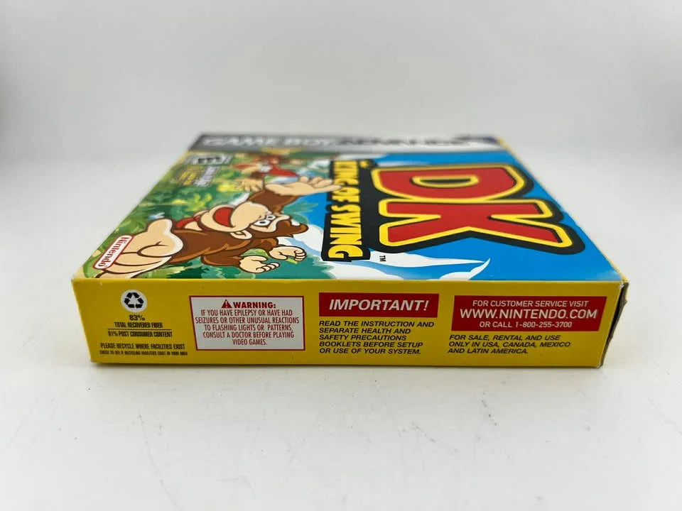 DK King of Swing Game Boy Advance GBA