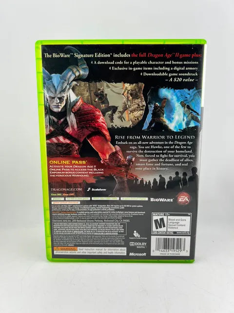 Dragon Age II 2 BioWare Signature Edition Xbox 360 X360