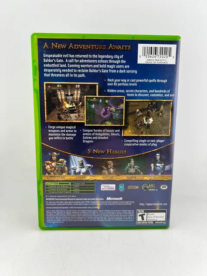 Baldur's Gate Dark Alliance 2 Xbox