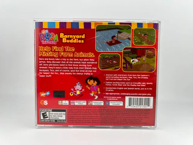 Dora the Explorer Barnyard Buddies Playstation PS1