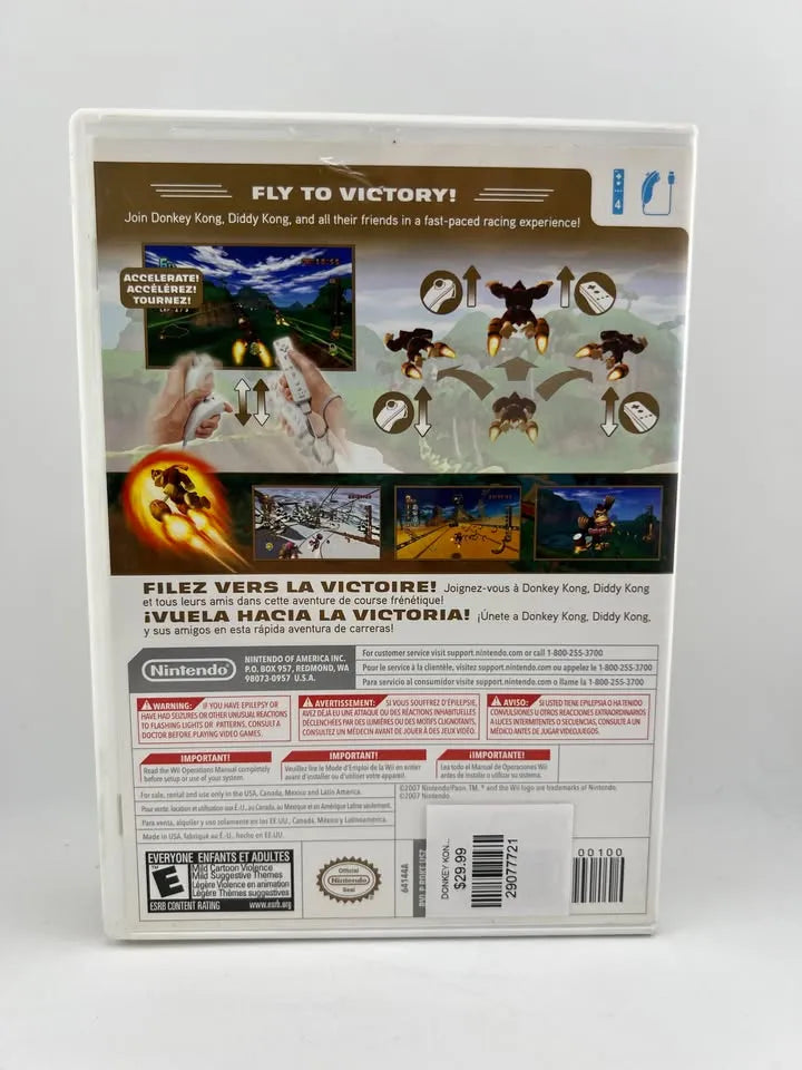 Donkey Kong Barrel Blast Nintendo Wii
