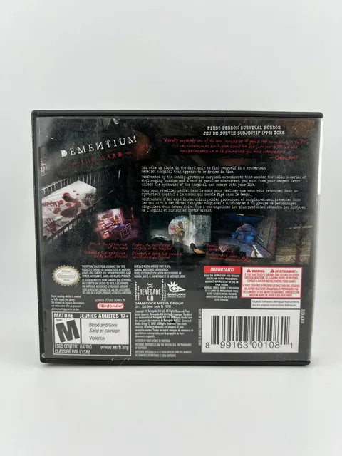 Dementium The Ward Nintendo DS