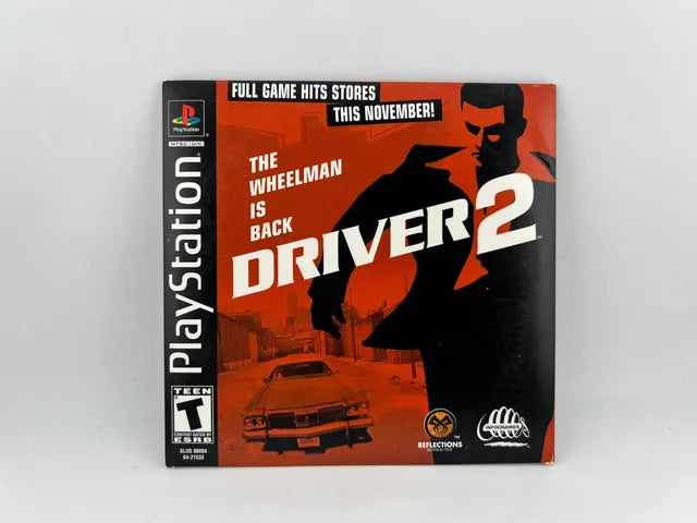 Driver 2 Demo CD Not for Resale SLUS-90094 Playstation PS1