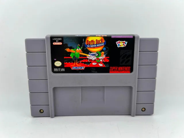 Daffy Duck The Marvin Missions Super Nintendo Snes