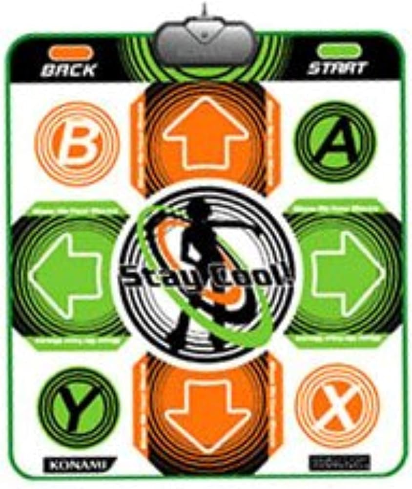 TAPIS DE DANCE DANCE REVOLUTION DDR DANCE MAT PAD CONTROLLER  XBOX 360 X360 - jeux video game-x