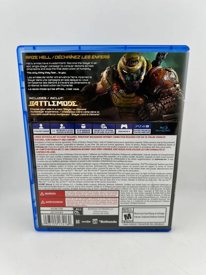 Doom Eternal Playstation 4 PS4