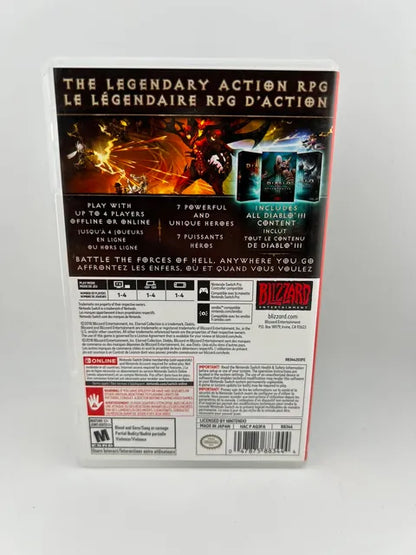 Diablo III 3 Eternal Collection Nintendo Switch