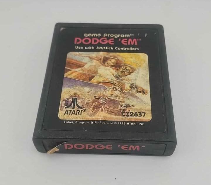 DODGE 'EM  ATARI 2600 jeux video game-x