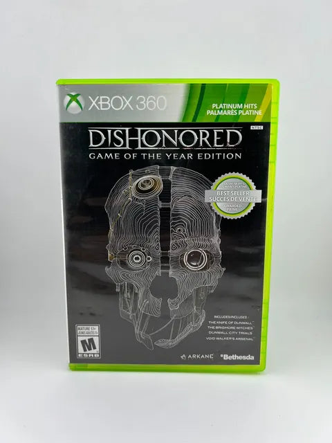 Dishonored Game Of The Year Xbox 360 X360