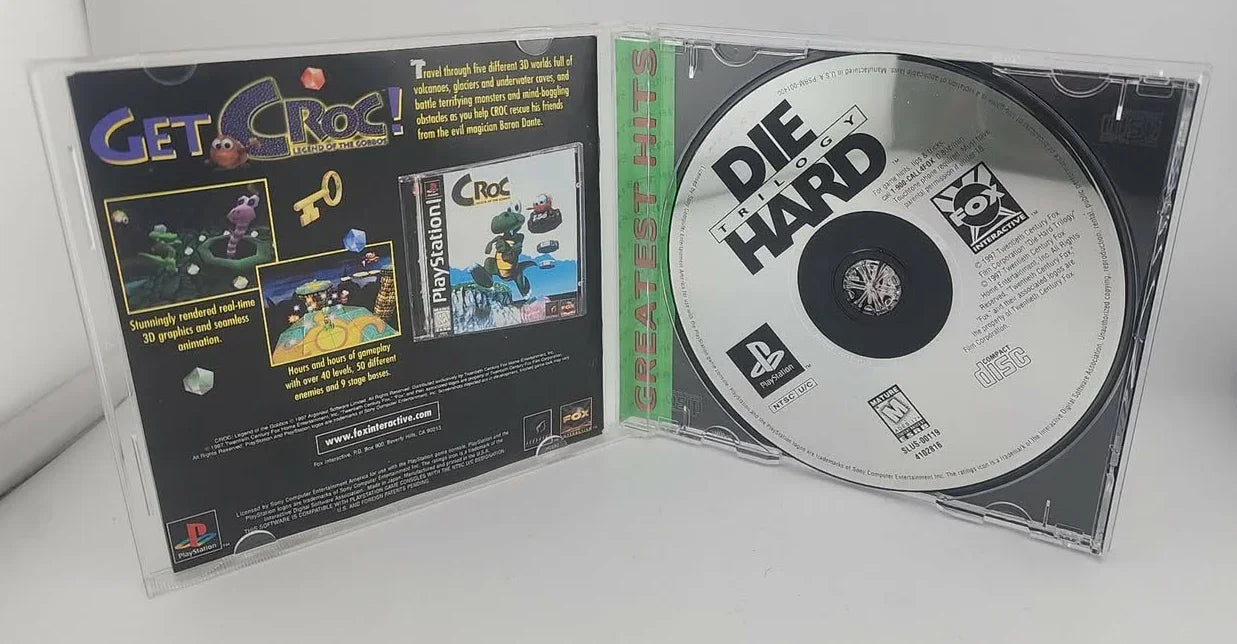 Die Hard Trilogy Greatest Hits Playstation PS1