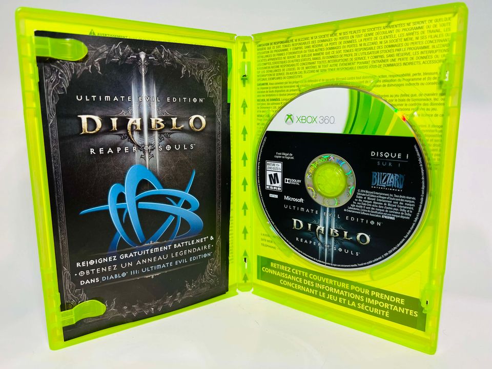 DIABLO III 3 ULTIMATE EVIL EDITION XBOX 360 X360 - jeux video game-x