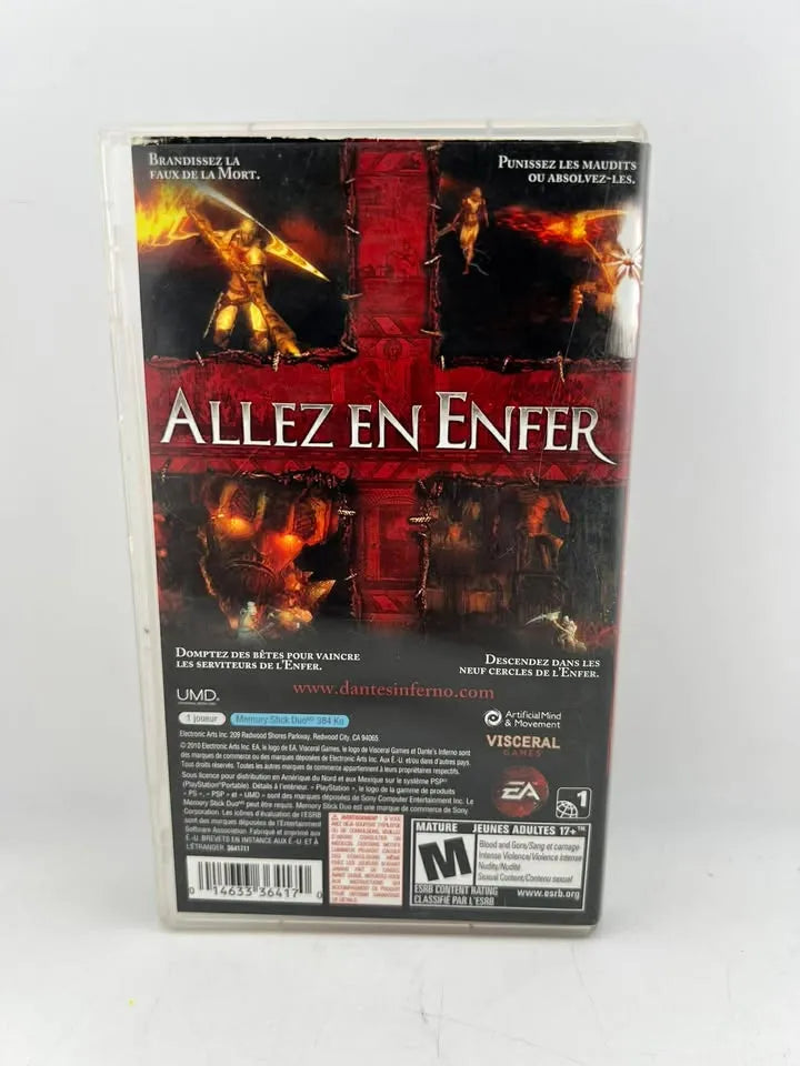 Dante’s Inferno PlayStation Portable PSP