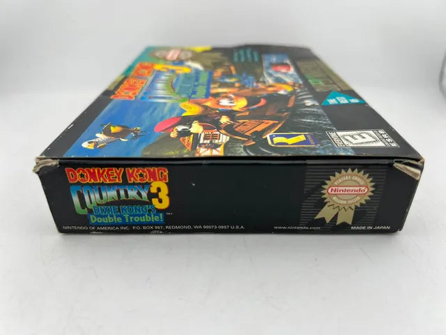 Donkey Kong Country 3 Player's Choice Super Nintendo Snes