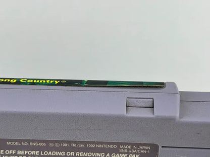 Donkey Kong Country Super Nintendo Snes