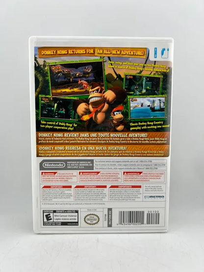 Donkey Kong Country Returns Nintendo WII