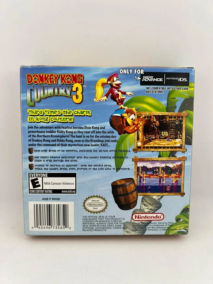 Donkey Kong Country 3 Game Boy Advance GBA