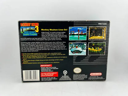 Donkey Kong Country 3 Player's Choice Super Nintendo Snes
