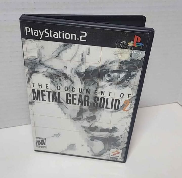 The Document of Metal Gear Solid 2 Playstation 2 PS2 Konami