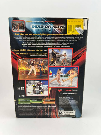 Dead Or Alive Ultimate Collector's Edition Xbox