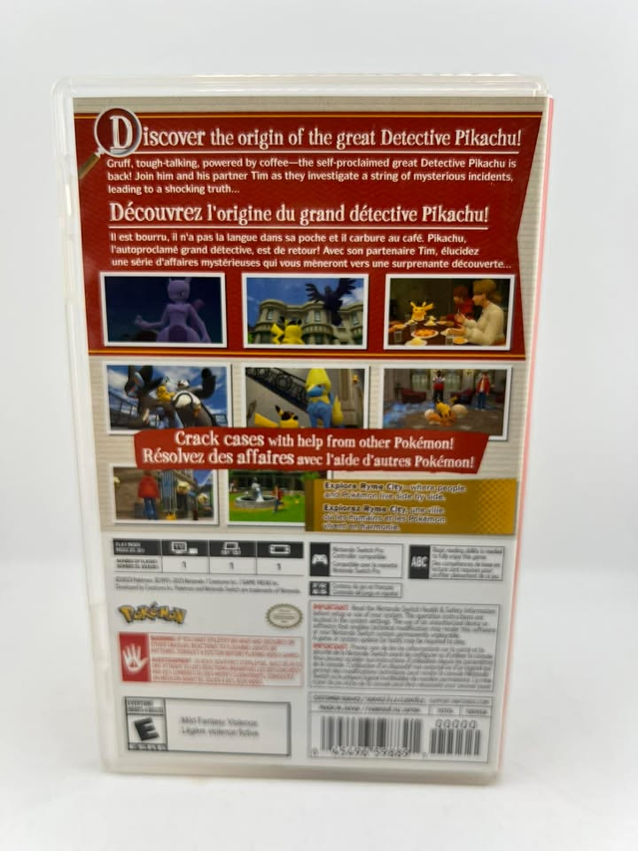 Detective Pikachu Returns Nintendo Switch