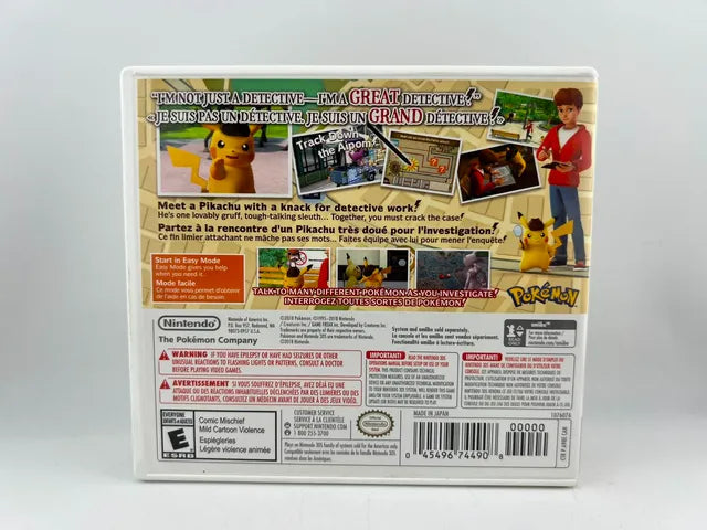 Detective Pikachu Nintendo 3DS